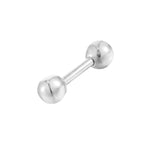 Sterling Silver Tiny Ball Screw Back Stud