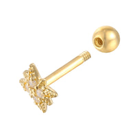  9ct Solid Gold north star stud - seol gold