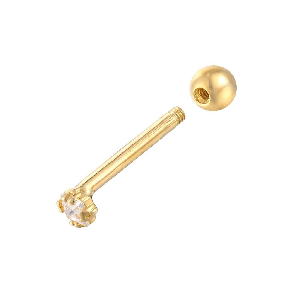 9ct Solid Gold stud - seol gold