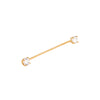 Seol Gold - CZ Scaffold Bar