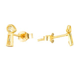 9ct Solid Gold stud earrings - seolgold