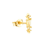 9ct Solid Gold - cluster - earring - seolgold