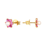 9ct gold pearl earrings - seolgold