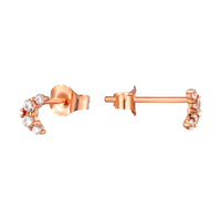 9ct Solid Rose Gold Stud earrings - seol-gold
