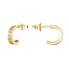 tiny half hoops - seolgold