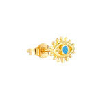 9ct Solid Gold - eye stud earring - seolgold