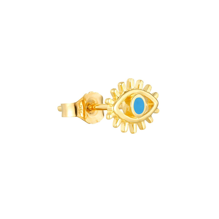 9ct Solid Gold - eye stud earring - seolgold