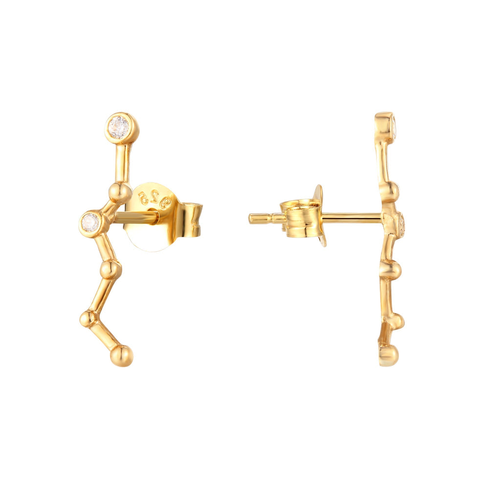  9ct Solid Gold climber earring - seolgold