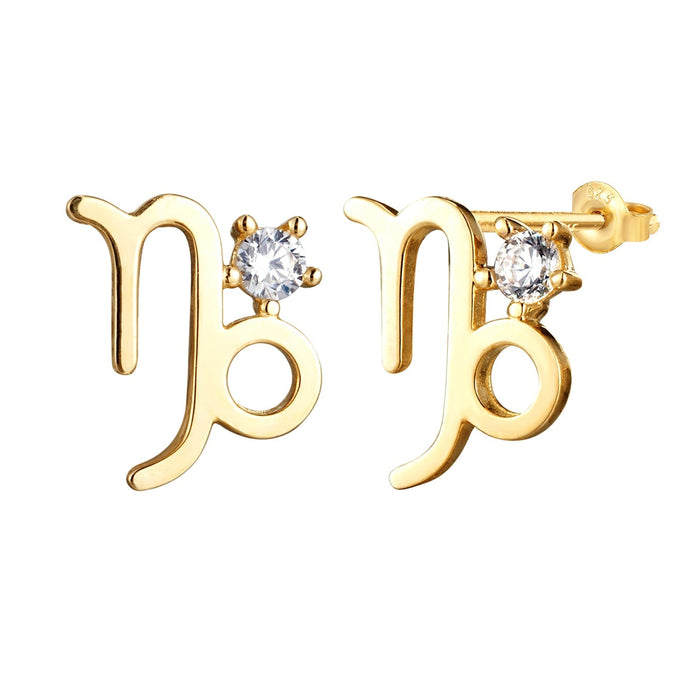 Seol gold - Star sign cz studs