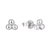 9ct white gold earrings - seolgold