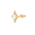 9ct Solid Gold opal earring - seolgold