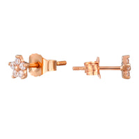 9ct gold rose gold studs - seolgold