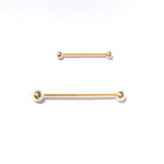  9ct Solid Gold scaffold bar ear - seol-gold