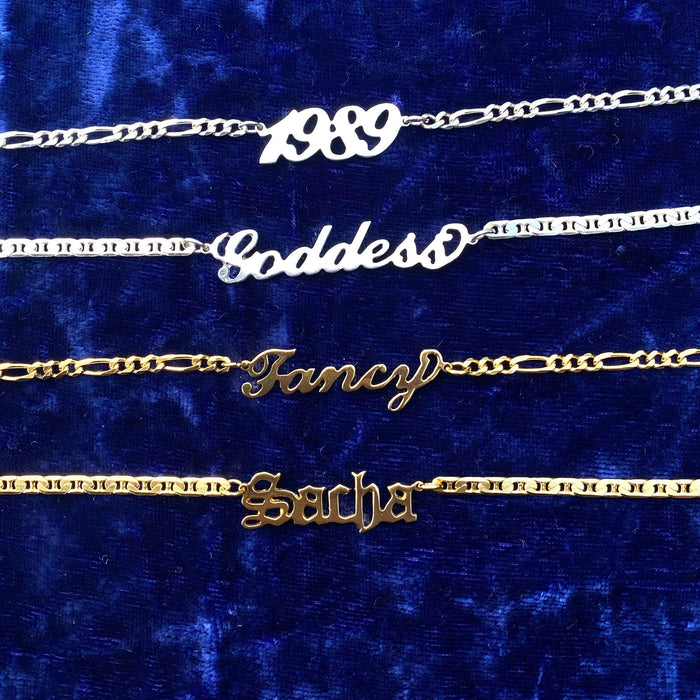 name necklace - seol gold