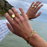 link bracelet - seol gold