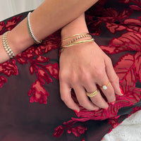 gold - opal - antique ruby ring - statement ring - heart bracelet -seolgold