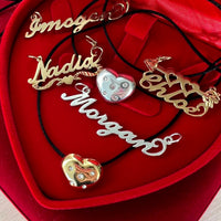 gold - silver - custom vintage nameplate - seolgold