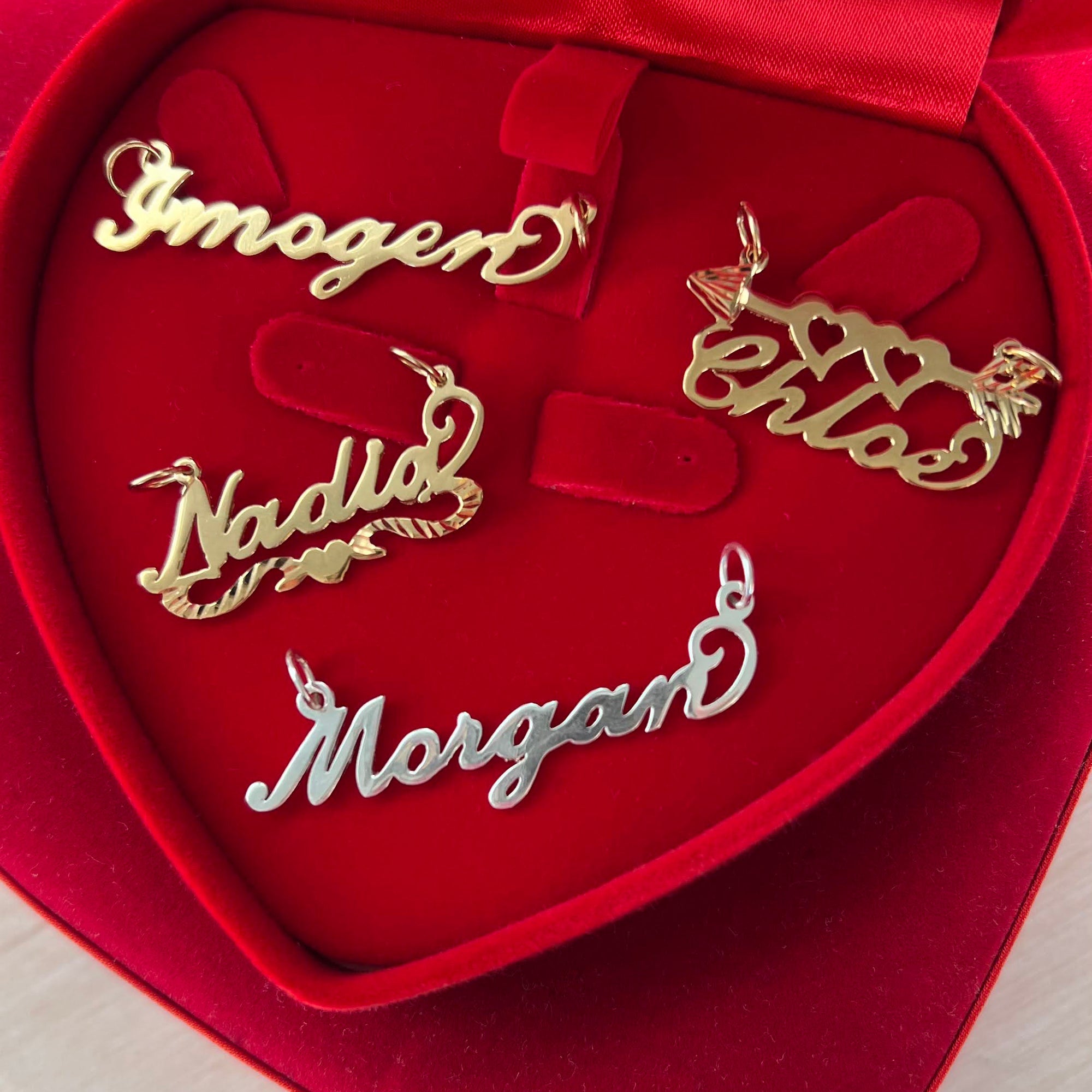gold - silver - custom vintage nameplate - seolgold