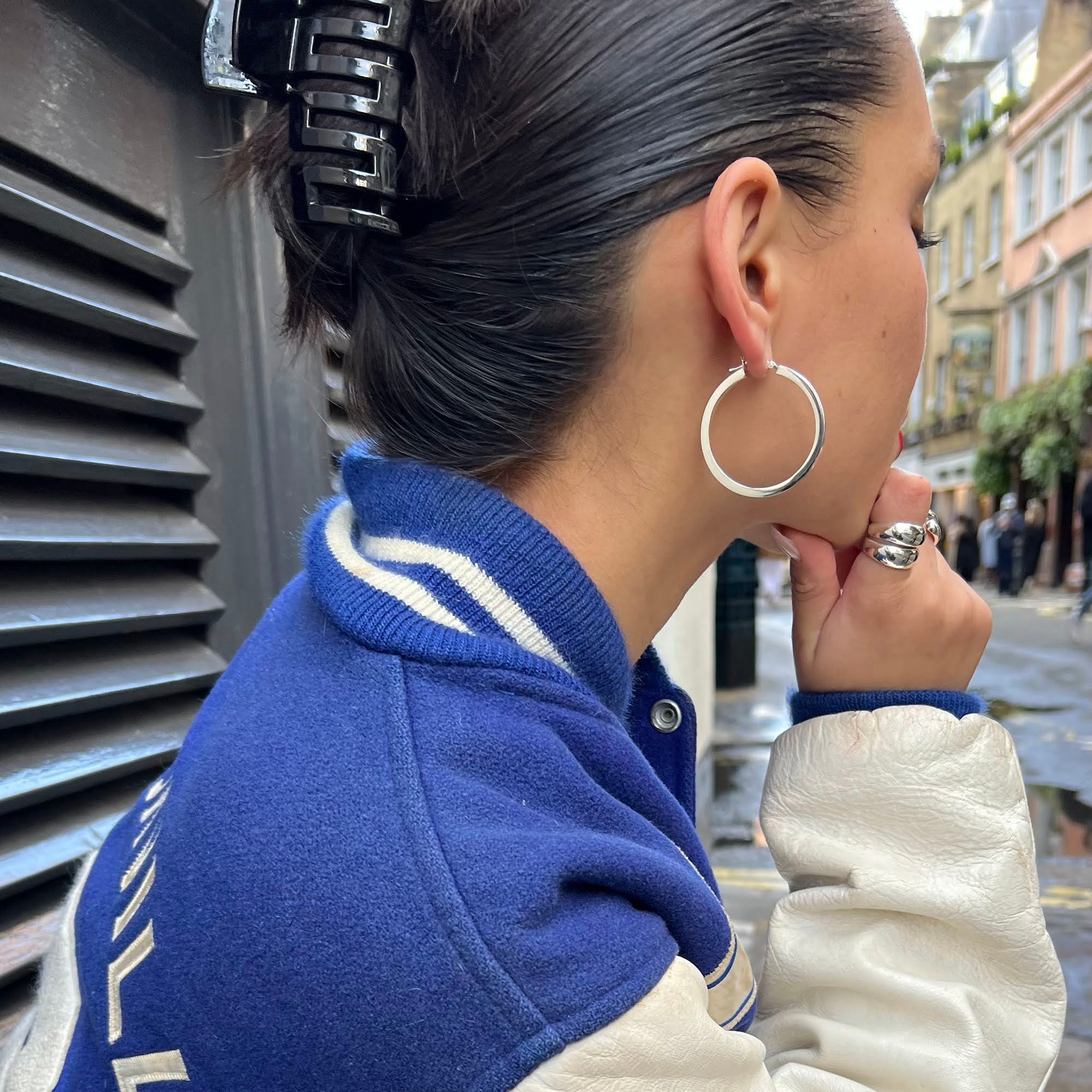 silver earring - seolgold