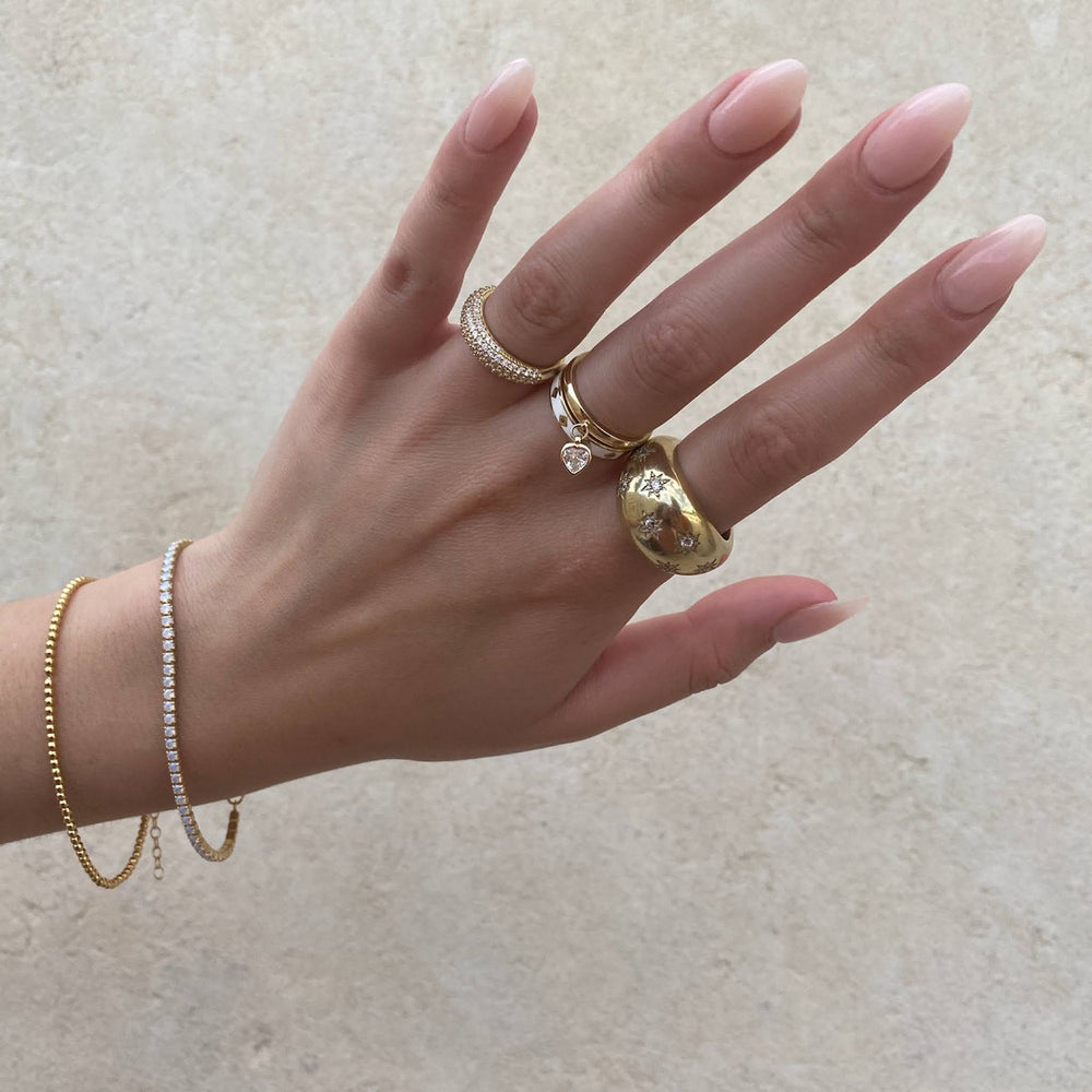 gold bead bracelet - seolgold