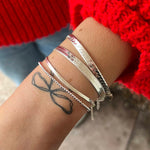 silver chain bracelet - seogold