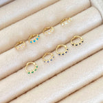 solid gold hoops - seolgold