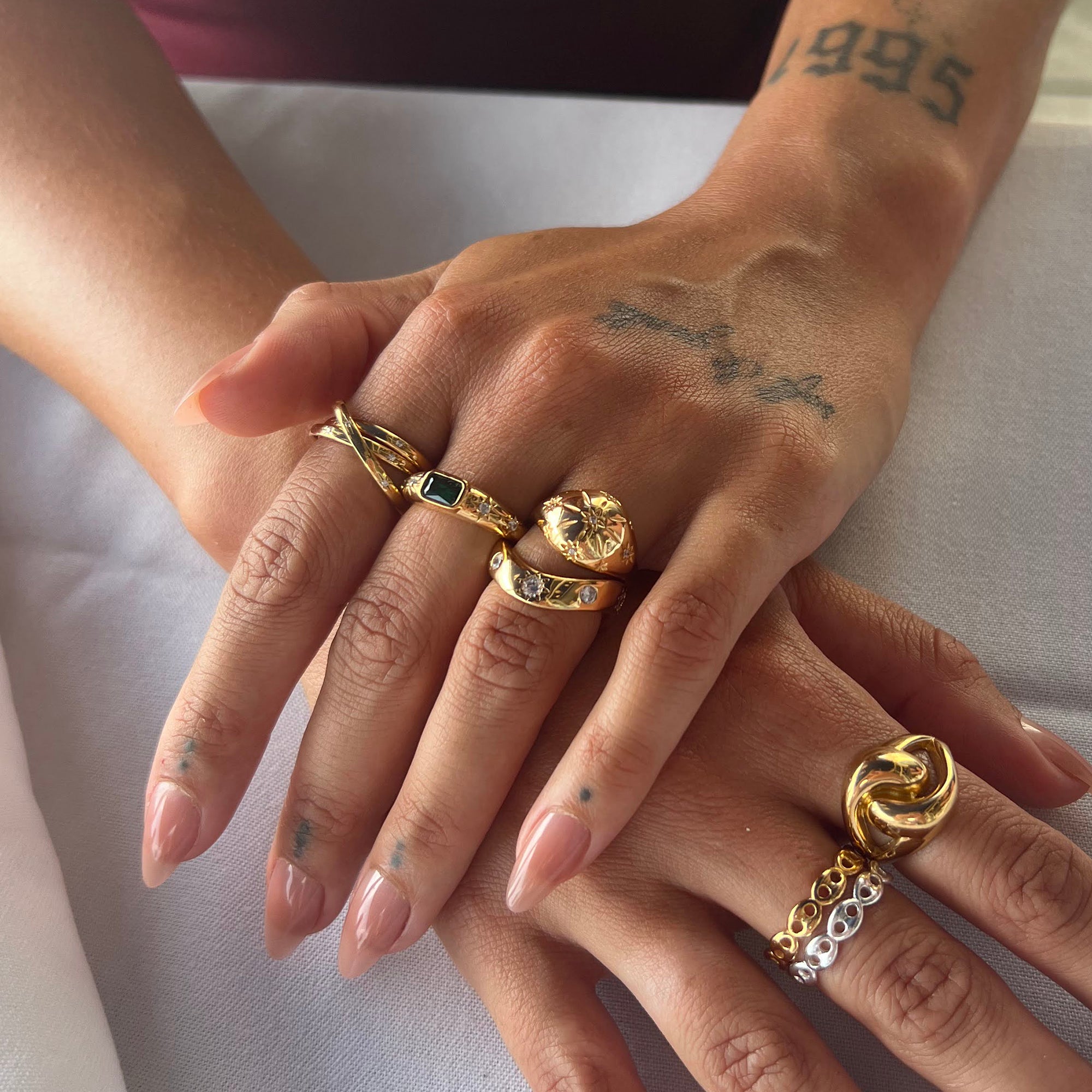 gold diamond rings - seolgold