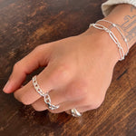 mens silver bracelet - seolgold