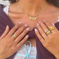 18ct Gold Vermeil Coffee Bean Mariner Chain - Seol Gold