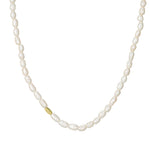 18ct Gold Vermeil Pearl Choker Necklace