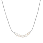 Sterling Silver Pearl Bead Necklace