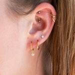 18ct Gold Vermeil Stud Earrings - seol-gold