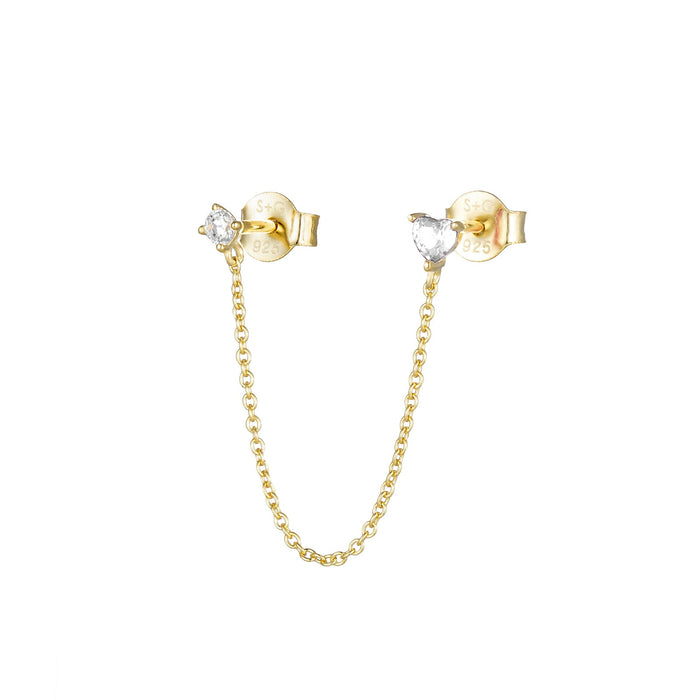 heart earring - seolgold