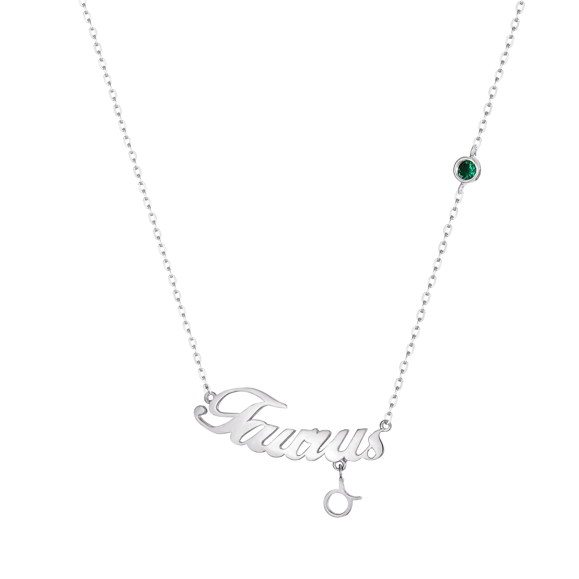 silver Taurus necklace - seolgold