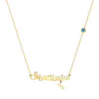9ct gold Sagittarius star sign necklace - seolgold