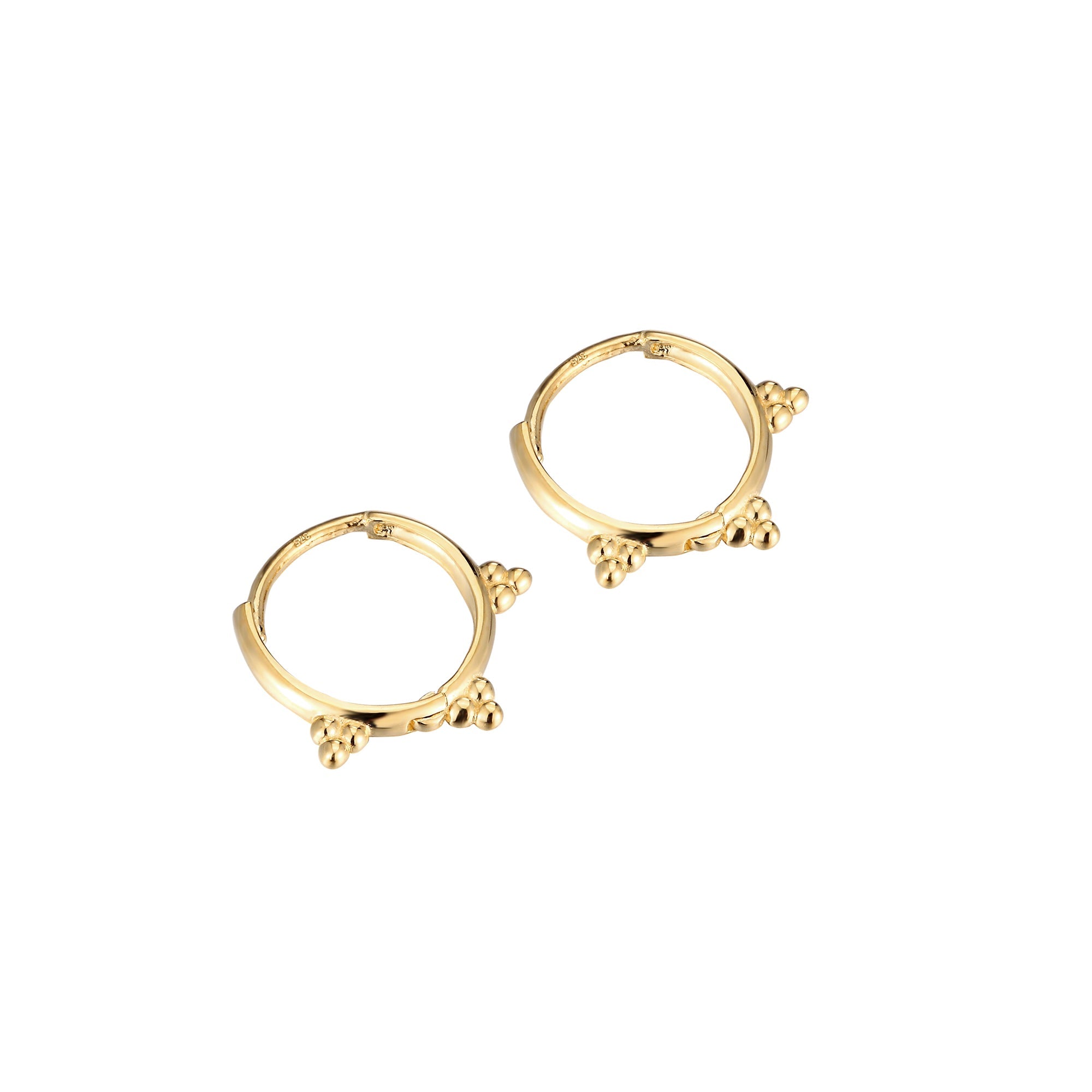 9ct gold - cartilage earring - seolgold