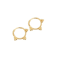9ct gold - cartilage hoop earring- seolgold