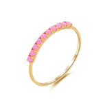 9k gold pink ring - seolgold
