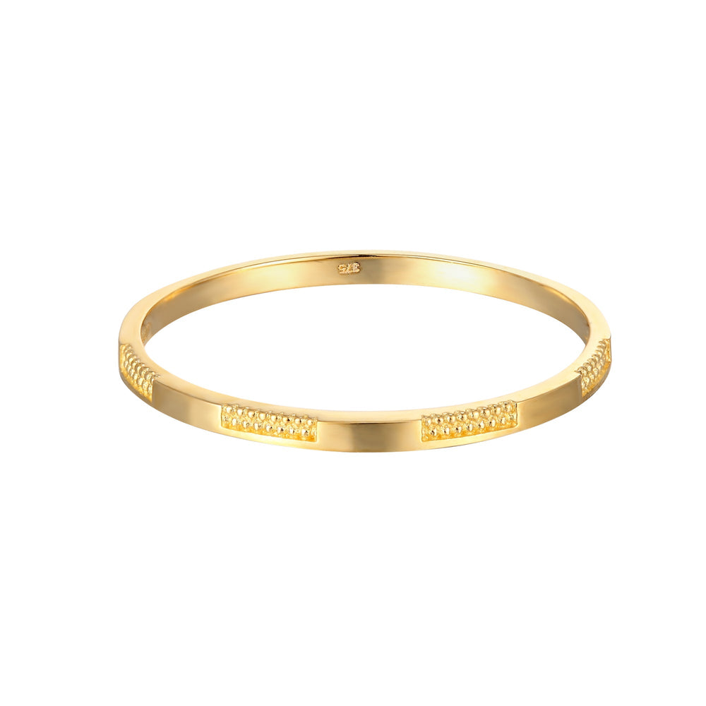 9ct Solid Yellow Gold Chain Pattern Ring