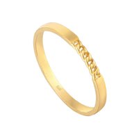 9ct gold chain ring - seolgold
