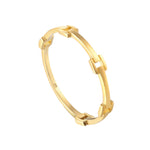 Gold Buckle Ring - seol-gold