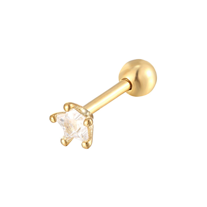 9ct Solid Gold cartilage earring - seol-gold