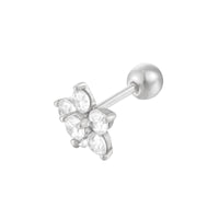 silver cartilage stud - seol-gold