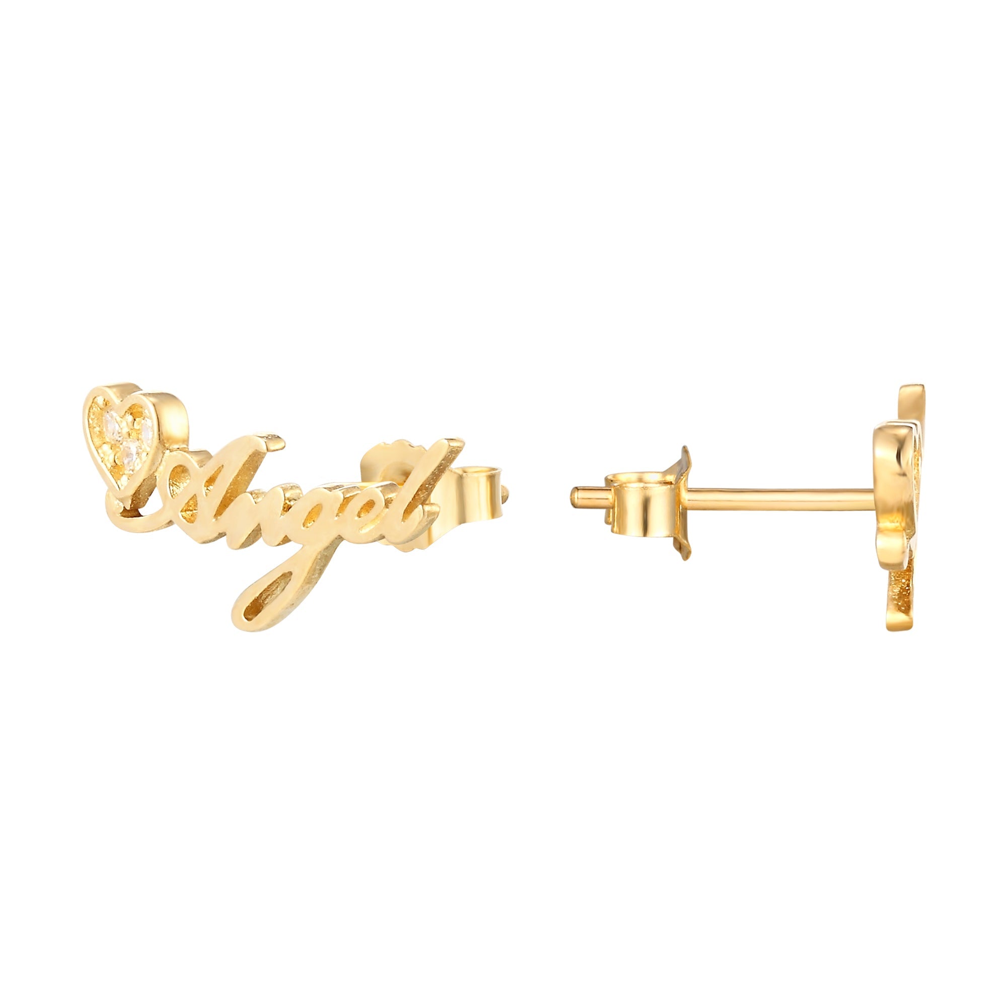9ct Solid Gold Stud Earrings - seol-gold
