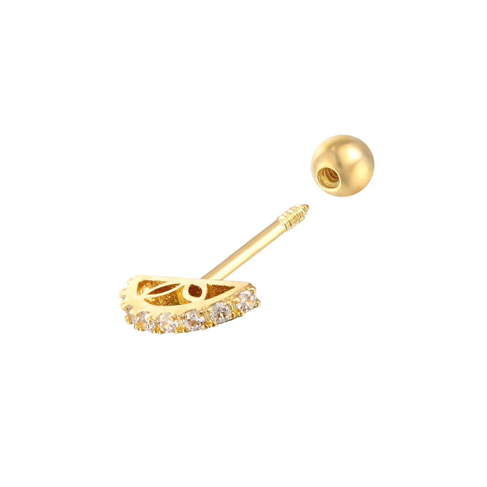 cartilage earring gold - seol-gold