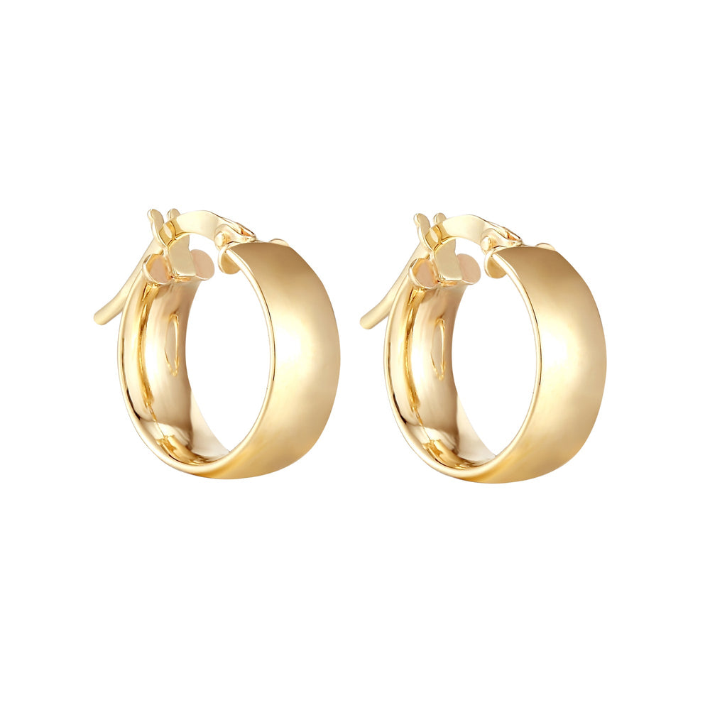 9ct Solid Gold Hoops - seolgold