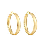 9ct Solid Gold Thick Hoops