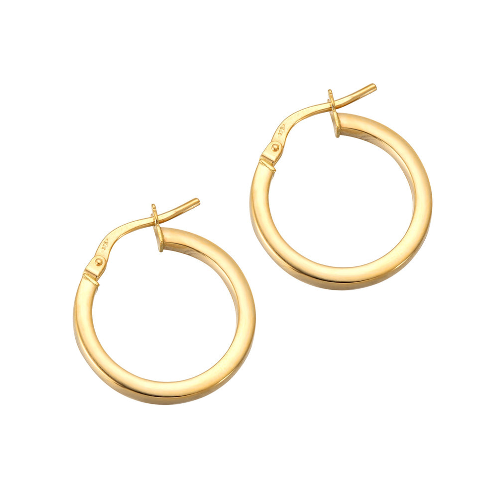 9ct Solid Gold Creoles - seol-gold