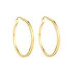 9ct gold hoops - seol-gold