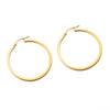 9ct Gold large thin creoles - seol-gold